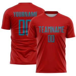 Camiseta de equipo de fútbol para adultos, camiseta de uniforme ligera con nombre personalizado para juego escolar, entrenamiento y práctica de Club - Product Image 1