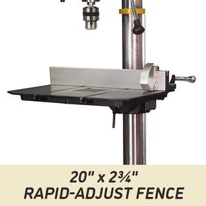 Perceuse à colonne à vitesse variable de 18 pouces, 1 CV, 115/230 V, monophasée - Product Image 4