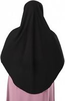 Ensemble Niqab Modeste Malaisien 3 Pièces de Haute Qualité - Voile Facial en Mousseline Saoudienne Premium Respirant, Confortable, Léger et Doux