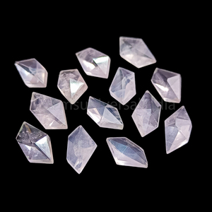 ลูกปัดควอตซ์แกะสลักมือทรงแฟนซี AAA ลูกปัดกุหลาบควอตซ์ธรรมชาติสำหรับทำเครื่องประดับทำโรสควอตซ์ชาร์มแกะสลัก - Product Image 4