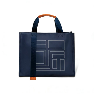 Custom Logo Oxford Fabric Business Briefcase Luxury Handbag <strong>with</strong> Leather Handle Personalized Size Print Document <strong>Bag</strong> for Work - Product Image 5
