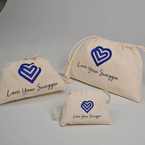 Sac à poussière en toile imprimée personnalisée écologique étui de style durable avec fermeture à ficelle housse anti-poussière à la mode en gros - Product Image 1