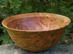 Bol à fruits et salade en bois naturel de luxe fait main pour table à manger, décoration de cuisine rustique, utilisation pour mariage - Product Image 2