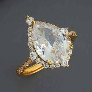 Trendy <b>Resizable</b> <b>Ring</b> 186746 18K Gold Plated Religious Jewelry for Babies Inlaid Lips Shape Religious Style Perfect Accessory - Product Image 1
