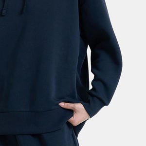 Venta al por mayor de alta calidad de encargo de las mujeres sudaderas con capucha de invierno de señora-sudaderas con bordado de diamantes de imitación lavados-Técnicas - Product Image 2