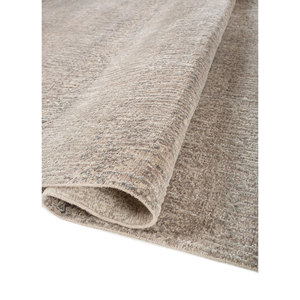 Alfombra Entropy Ivory de Lana y Seda Anudada a Mano, Color Sólido AKWS-13046 para Uso Doméstico - Product Image 2