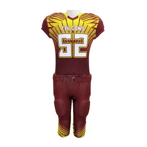 Nuevo Conjunto de Uniforme de Fútbol Americano Personalizado, Pantalones y Camiseta de Secado Rápido con Protección Anti-UV para Hombre - Product Image 5