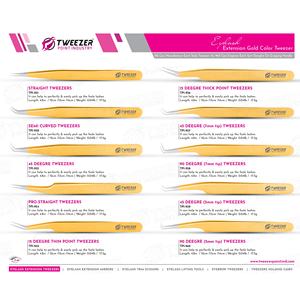 Pince à cils professionnelle de haute précision pour extensions de cils, personnalisable OEM/ODM avec logo, pour artistes et salons de cils - Product Image 6