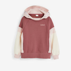 Sudadera con Capucha para Niñas con Diseño de Bloques de Color, Material de Felpa Suave para Invierno, Precio de Fábrica, Corte Ajustado/Extragrande, Sudadera con Capucha 2026 - Product Image 1