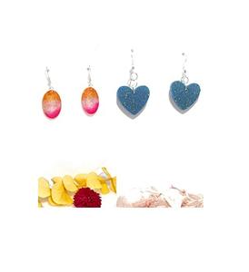 ต่างหูเรซิ่นคุณภาพสูงเครื่องประดับดีไซน์ทันสมัยต่างหูทองเหลืองและเรซินสำหรับคุณภาพดีที่สุดและราคาขายส่ง - Product Image 4