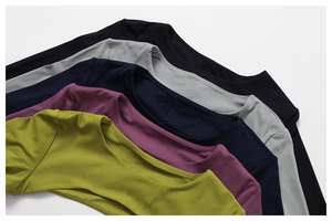 Ensemble de vêtements de sport pour femmes avec logo personnalisé, haut de yoga, leggings, tenue de course, respirant, séchage rapide, écologique, vêtements de sport pour la salle de sport et la remise en forme - Product Image 6