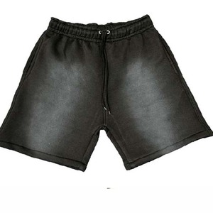 Ensembles de shorts pour hommes de haute qualité délavés à l'acide Shorts en coton d'été avec logo personnalisé Shorts de sérigraphie pour hommes - Product Image 6