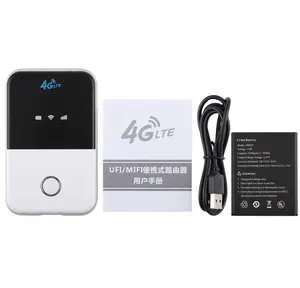 Bộ Định Tuyến Wifi Di Động Không Dây 150M Bỏ Túi 4G LTE Bộ Định Tuyến Di Động Wifi Mini Pin 2100MAh Có Khe Cắm Thẻ Sim Châu Âu Châu Á Châu Phi