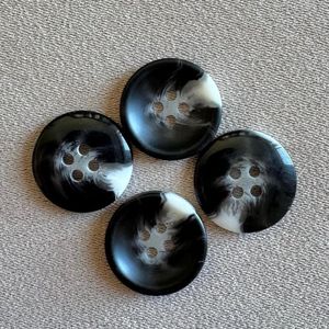 ปุ่มรูปเขาควายแบบปรับแต่งได้กระดุมสั้นว่างเปล่าขนาดใหญ่พร้อมคุณสมบัติแม่เหล็กสไตล์ก้านอาเกต - Product Image 1