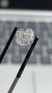 เบาะ VS1รูปเพชรสำหรับตั้งแหวนทำจาก3ct เพชรที่ปลูกในห้องแล็บ - Product Image 4