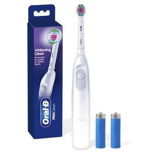 Oral-B Pro 100 3D สีขาว, แปรงสีฟันแบตเตอรี่, สีขาว - Product Image 6
