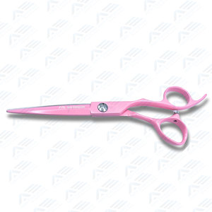 Ciseaux à cheveux roses Apto Enterprises, 6 pouces, ciseaux professionnels pour cheveux, finition titane, acier japonais 440C, coupe de précision - Product Image 5