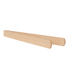 Pinzas de Cocina de Madera de Haya de 22 cm, Acabado Liso, para Ensaladas y Asados, Venta al por Mayor, Grabado de Logotipo Personalizado - Product Image 1