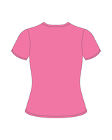 Camiseta de Verano para Mujer, Color Rosa Verde, Informal, Ecológica, 100% Algodón, con Cuentas, Borlas y Diamantes, Transpirable, de Secado Rápido y Antiarrugas