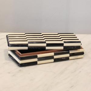 Boîte décorative en os et en corne antique, boîte en bois décorative pour le rangement, artisanat indien et vente - Product Image 3