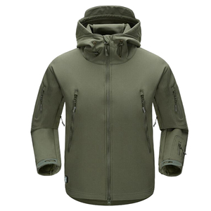 Veste de chasse imperméable de grande taille veste coupe-vent à capuche de haute qualité pour hommes vestes pour hommes Zip Sports d'hiver - Product Image 1
