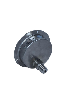 60mm Sıvı Dolu Paslanmaz Çelik <span class=keywords><strong>Bourdon</strong></span> Tüp Basınç Göstergesi Panel Montajlı Arka Flanş 0-0.4 MPa Darbeye Dayanıklı Hidrolik Yağ Su - Product Image 4