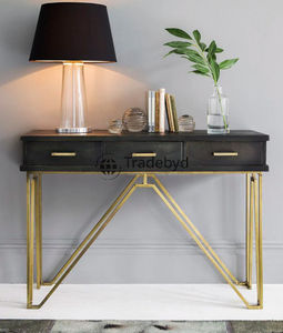 Tradebyd-Mesa de consola con diseño étnico para decoración de entrada, muebles de acento hechos a mano para casas elegantes - Product Image 2