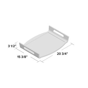 Bandeja de madera para servir Diseño elegante personalizado con mango de madera Bandeja de madera de forma rectangular de buena calidad para restaurantes de La India - Product Image 4