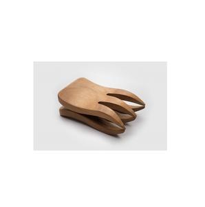 Cuchara de mano para ensalada de madera de acacia Natural, conjunto de ensaladas para mezclar y combinar - Product Image 3