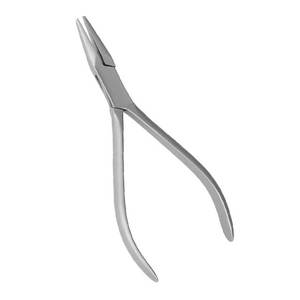 Alicates Ergonómicos Planos Manuales de 140 mm, Instrumento Dental de Ortodoncia, Acero Inoxidable, Herramienta Profesional para Doblar y Dar Forma a Alambres Dentales - Product Image 4