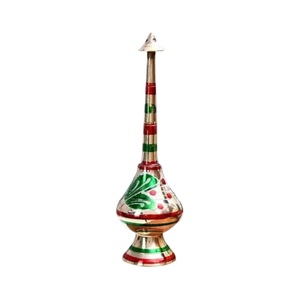 Aspersor de agua de rosas de latón hecho a mano de alta calidad con rociador de agua de Metal con acabado pulido Gulab Pash - Product Image 5