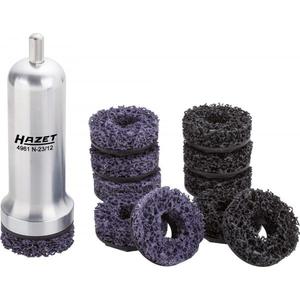 Kit de meulage de moyeux de roues pour véhicules utilitaires Hazet, collection de 12 disques de ponçage - Product Image 1