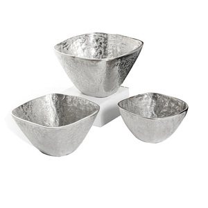Cuencos de latón con acabado antiguo de estilo moderno, cuenco de latón para servir comida y fruta hecho a mano, cuenco de fruta de Metal con acabado personalizado - Product Image 4