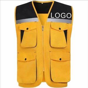 Nuevo chaleco reflectante multibolsillo, decoración de logotipo personalizado, publicidad laboral, ropa de trabajo voluntario, chaleco para hombres y mujeres - Product Image 6