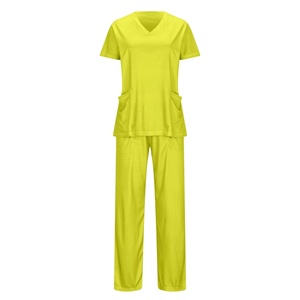 Personalizado de manga corta de las mujeres de funcionamiento de la enfermera Scrubs Lavado a mano Cirujano Aislamiento Ropa de enfermera Uniformes de hospital - Product Image 5