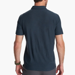 Camiseta Polo de entrenamiento cómoda para hombre, camiseta Polo de ajuste Regular, camisetas polo personalizadas OEM - Product Image 4