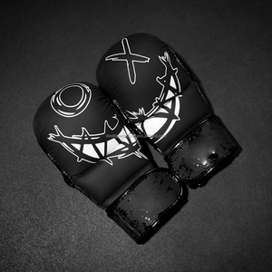Guantes Profesionales de Sanda para Jaula, Ligeros, de Cuero PU, Protección Contra Impactos, Entrenamiento, Sparring, Medio Dedo, con Logotipo Personalizado, Guantes de Boxeo - Product Image 2