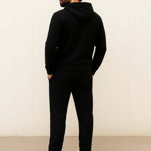 Survêtement d'hiver pour homme, grande taille, à capuche, uni, personnalisable - 100% coton, uniforme de sport, fabricant de commandes en gros OEM/ODM - Product Image 2