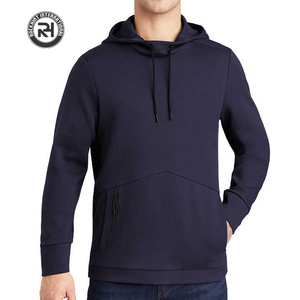 Sudadera con capucha negra de invierno al por mayor diseño personalizado bajo MOQ impresión bordado algodón polar Sudadera con capucha moda deportes al aire libre Sudadera con capucha - Product Image 1