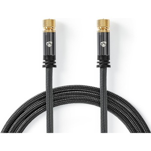 Cable Satelital Blindado de 5m, Antena Coaxial, Conexión de Audio y Video - Product Image 1