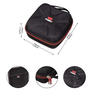 Estuche de Viaje Rígido Negro Compatible con Afeitadora Eléctrica Recargable para Uso Facial - Product Image 3