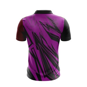 Polo personnalisé 100% coton pour hommes Chemise imprimée à manches courtes en grande taille pour hommes pour Polo court - Product Image 2