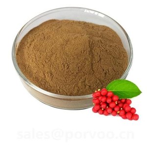 Polvo amarillo marrón claro Tamaño de partícula 100% Pass 100 Malla Parte de planta Fruta seca Extracto de Schisandra - Product Image 2