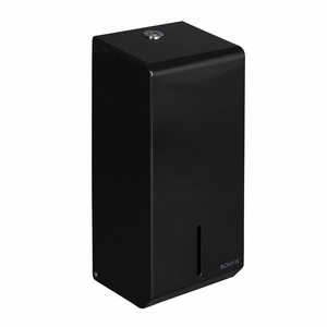 Service OEM Distributeur d'accessoires de salle de bain pour installations de loisirs durables mural Distributeur multiplat en acier noir - Product Image 1