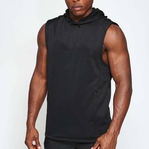 Hommes sans manches à capuche Gym débardeurs confortable tissu à séchage rapide respirant Polyester coton entraînements vêtements pour hommes à capuche 2025 - Product Image 3