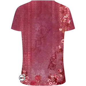 2024 nouveau été sublimation en gros de haute qualité 100% coton pp femmes T-shirts à manches courtes respirant Streetwear - Product Image 4