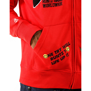 Sweat à capuche intégral zippé pour homme, 100% coton, personnalisé avec impression sérigraphiée et broderie, haute qualité, polaire écologique, vente en gros pour l'hiver - Product Image 4