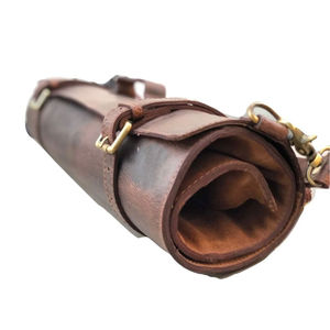 Sac de rangement pour couteaux en cuir avec intérieur lisse, design durable, couleur et logo personnalisables, haute qualité - Product Image 4