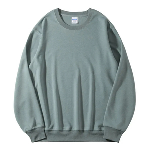 Sweat-shirt de service OEM logo personnalisé broderie coton blanc unisexe surdimensionné col rond sweat à col rond hommes respirant - Product Image 2