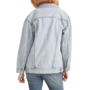 Chaqueta de mezclilla de gran tamaño azul XL de alta calidad para Otoño Invierno cómodo diseño largo relleno de algodón transpirable tela al por mayor - Product Image 5